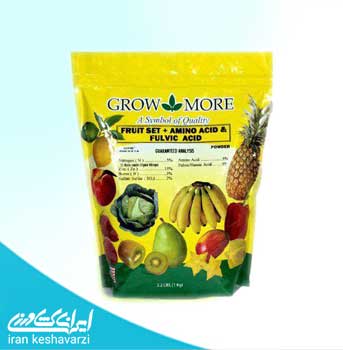 کود فروت ست گرومور همراه با آمینو اسید و فولویک اسید fruit set growmore